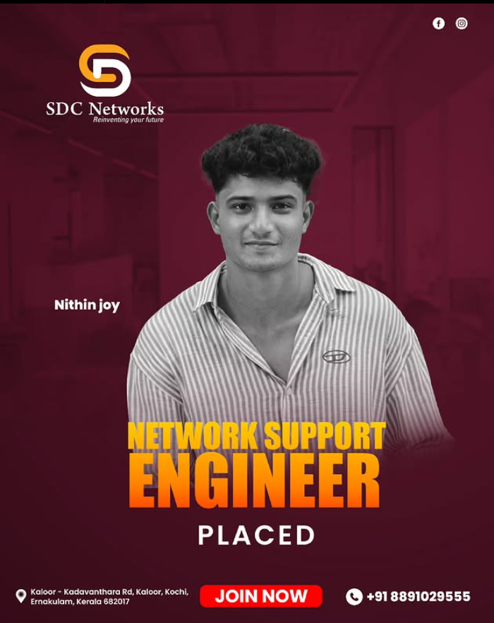 Nithin Joy - Network Support Engineer at Networking
